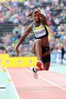 Caterine Ibarguen in the triple jump, 2012 Samsung Diamond League, Crystal Palace, London.